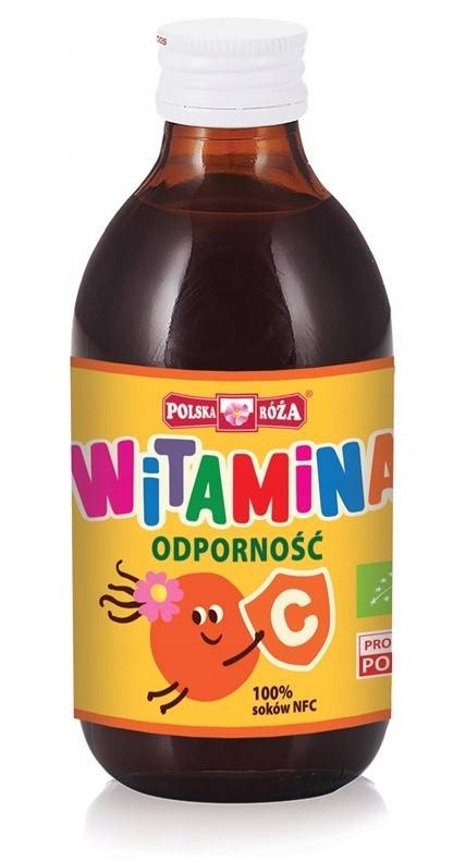 Sok z owoców róży i jabłek ODPORNOŚĆ BIO 250 ml POLSKA RÓŻA