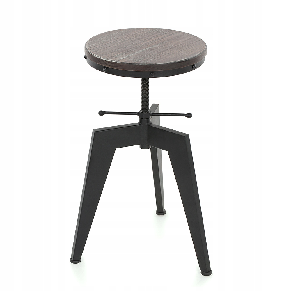 

Krzesło obrotowe hoker barowy regulowane vintage