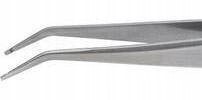 Pinzeta přesné nerezové koncovky ohnuté Smd 120 mm