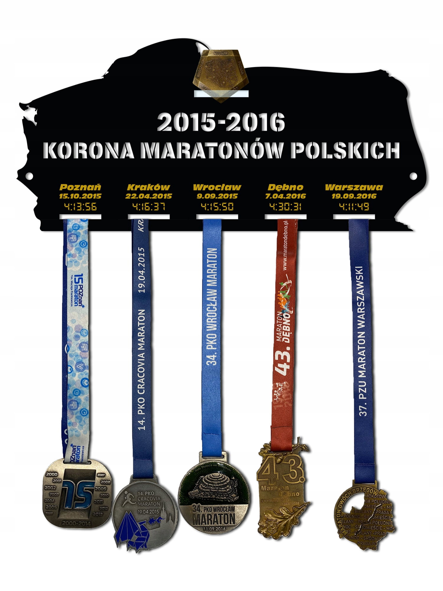 Wieszak na medale Korona Maratonów 300.3