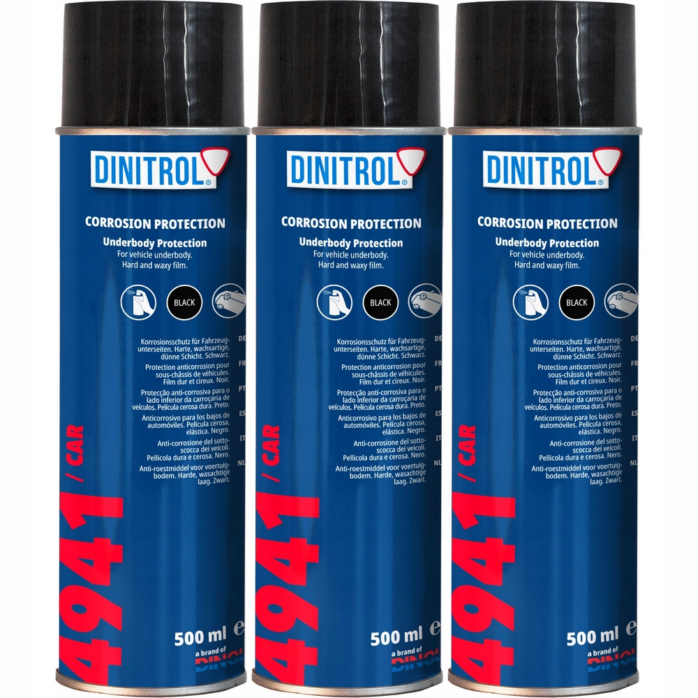 Konserwacja podwozia DINITROL 4941 wosk Spray 3x