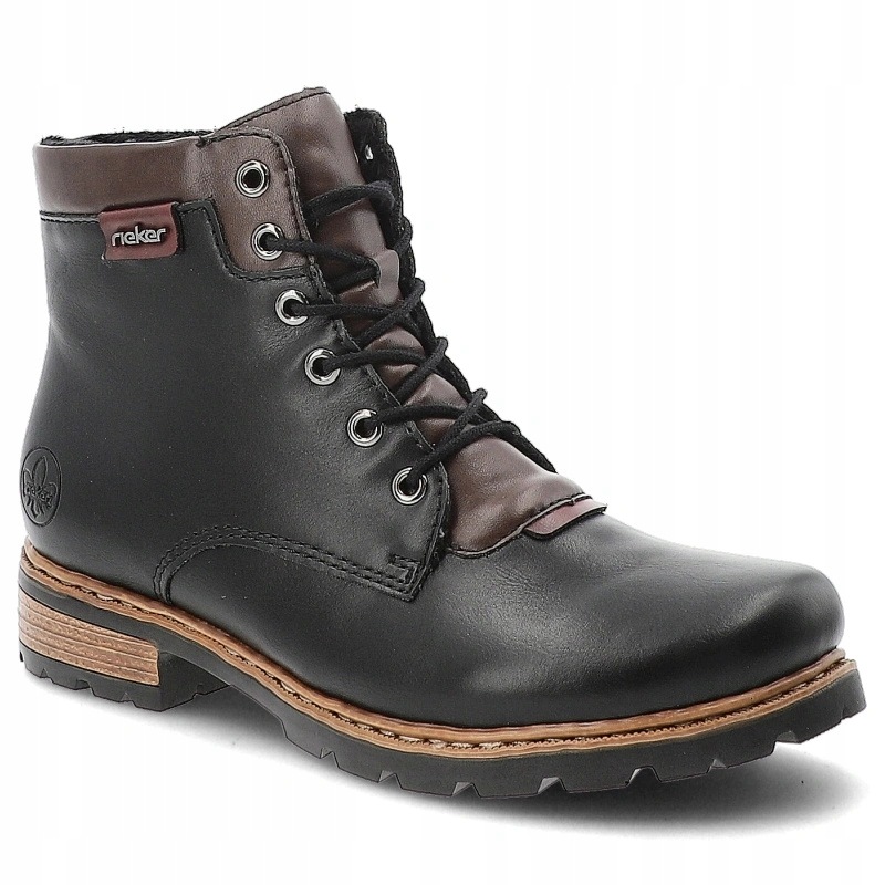 Dámské kozačky Rieker, černé, Z9340-00 Black