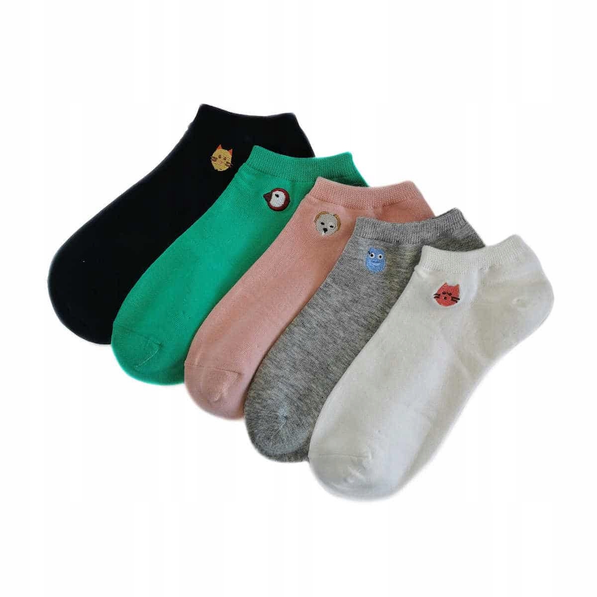 

Kolorowe stopki aura-via 38-41 Zestaw 5 Par 7077