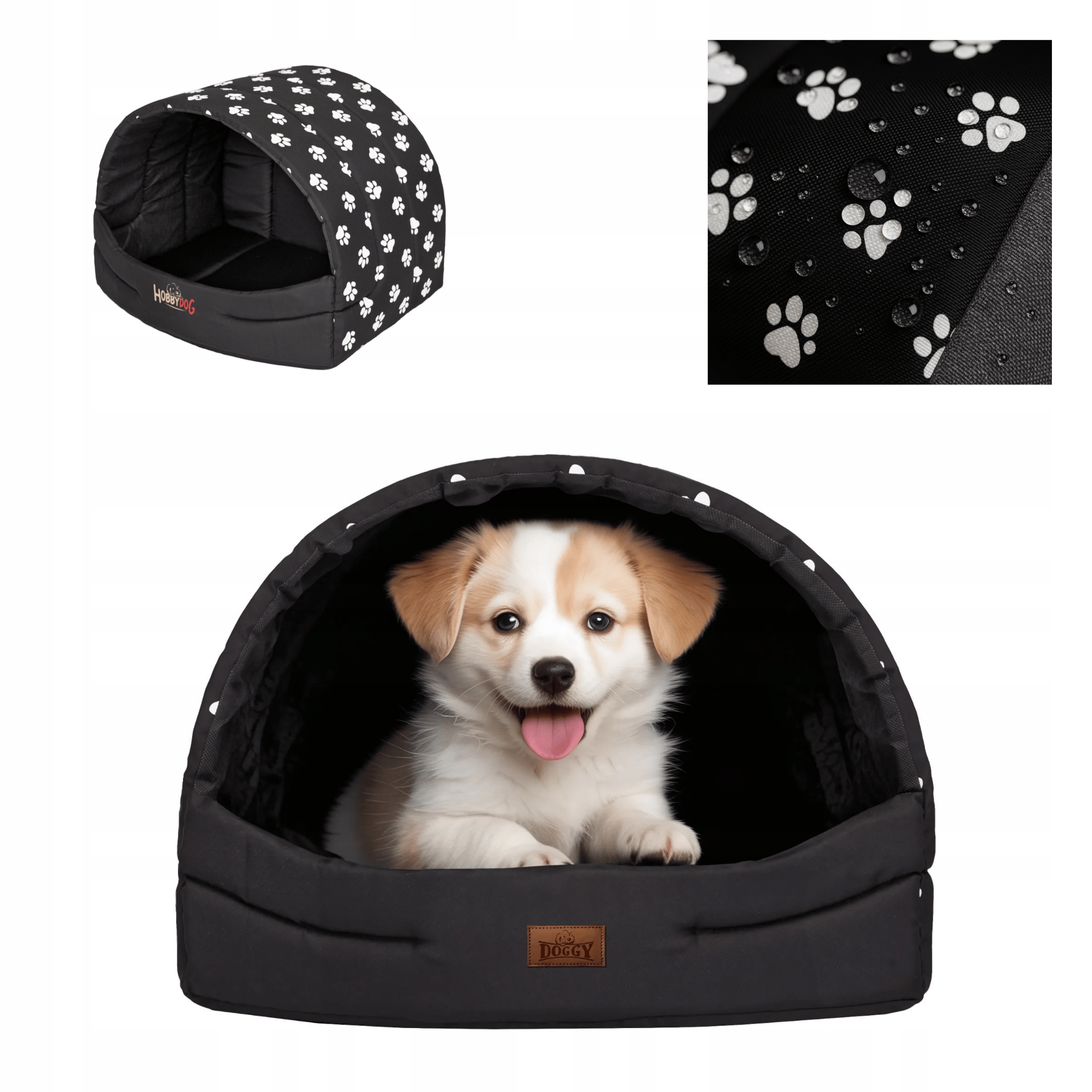 Buda dla psa – budka legowisko kojec poducha mały pies R2 50x38x32 cm