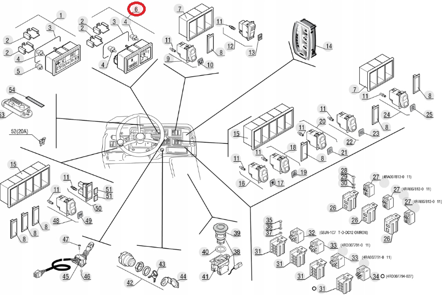 LICZNIK MOTOGODZIN I PALIWA MANITOU 243348 MT MLT Machine type Excavator Backhoe loader Other