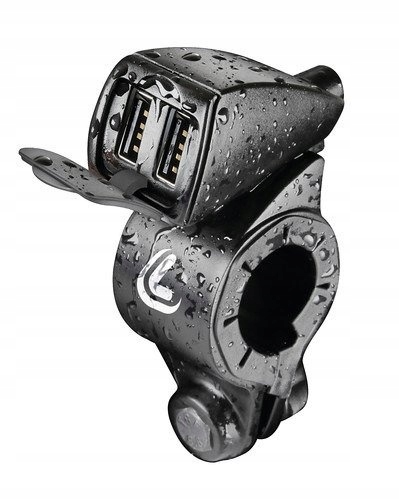 

Usb-Fix Trek, podwójna, wodoodporna ładowarka Usb