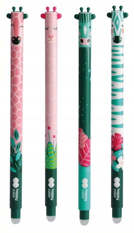 

Długopisy Wymazywalne Happy Color Afrykanki 4szt