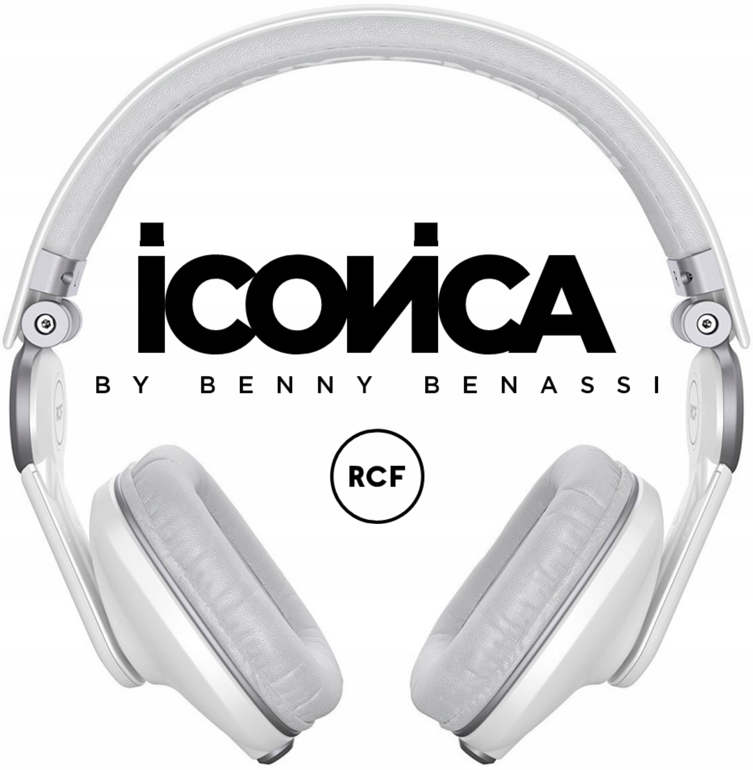 RCF Iconica Słuchawki VIP Benny Benassi skóra wh