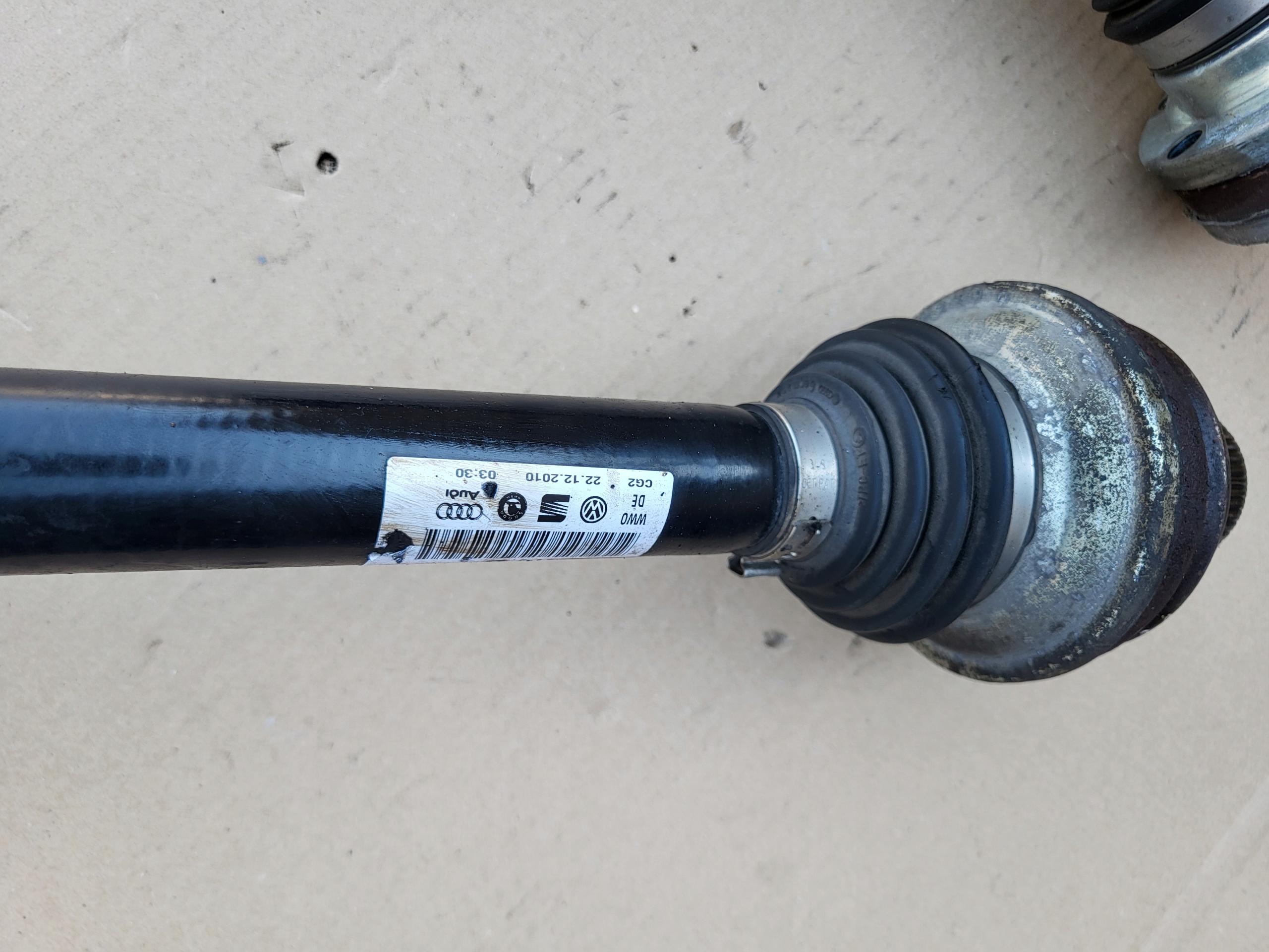 semi-axis rear part complete PRZEGUBY AUDI Q5 8R right left OE