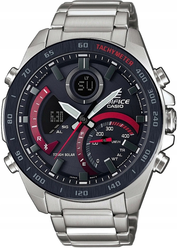 Pánské Hodinky Casio Edifice ECB-900DB-1AER Solární S Bluetoothem WR100 48mm