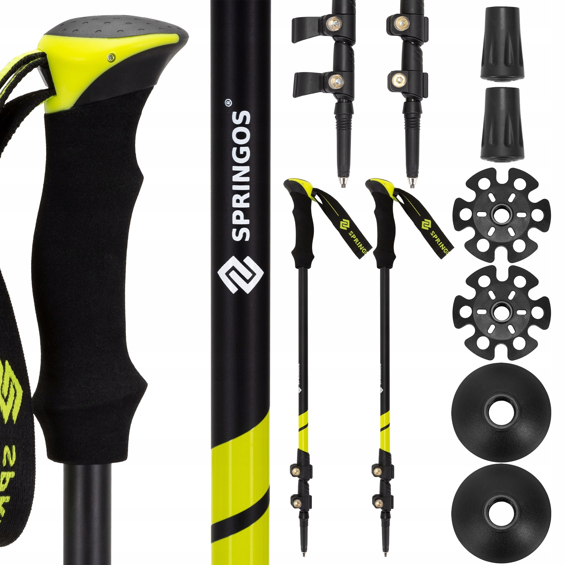 Trekingové Hole Sada Skládacích Holí Nordic Walking Pro Chůzi Pouzdro