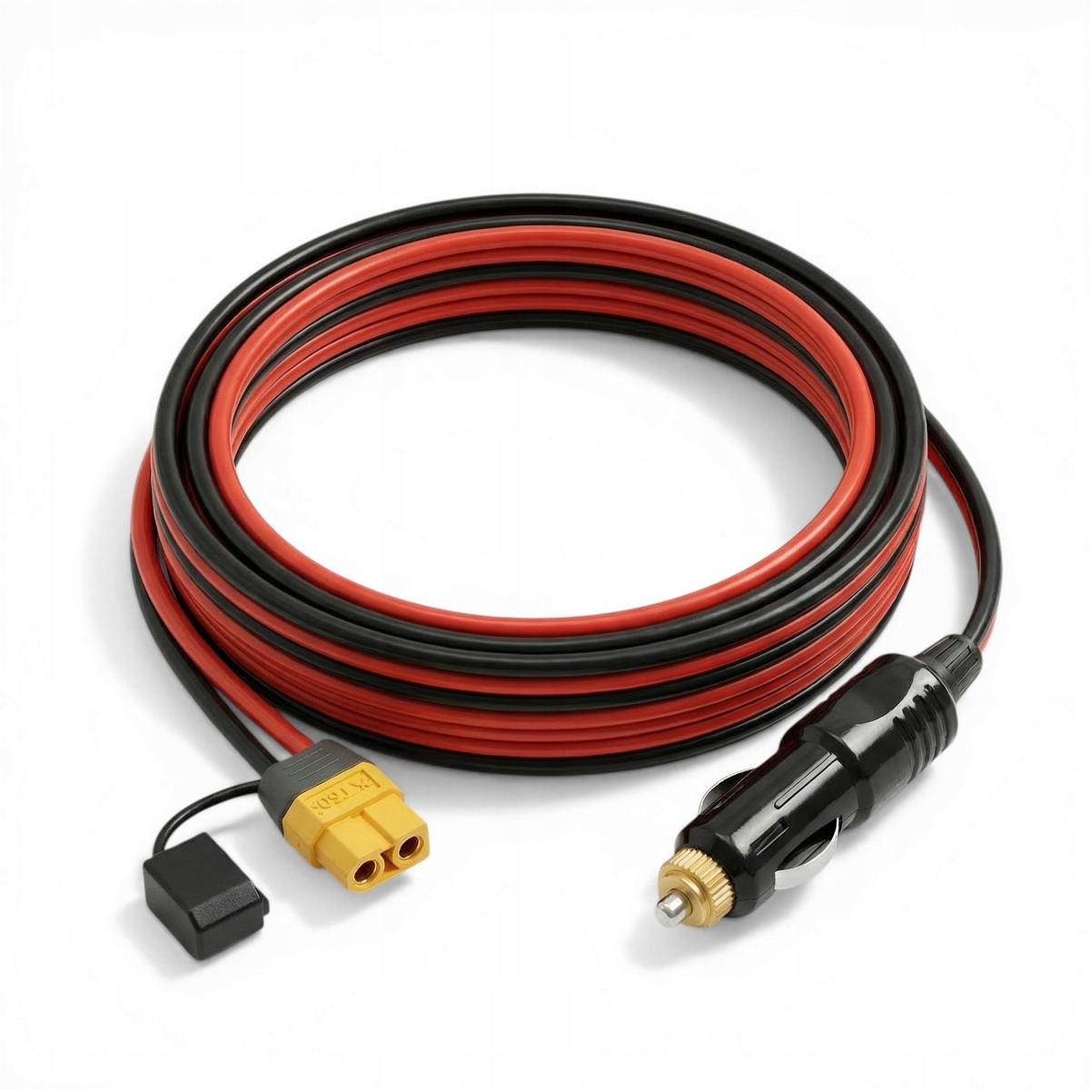 Kabel XT60 12V 2,5m samochodowy do przenośnych stacji zasilania kamper auto