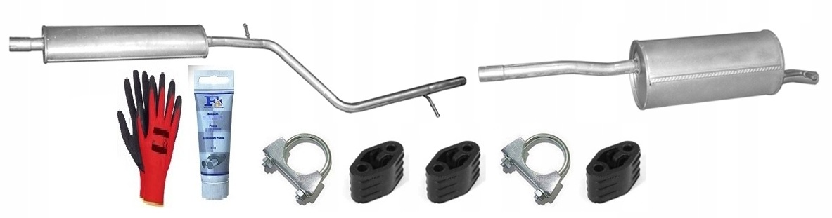 Dacia Logan 1.6i 16V 77kW (2007-8/2013) sada Tlumič Výfuku bonus