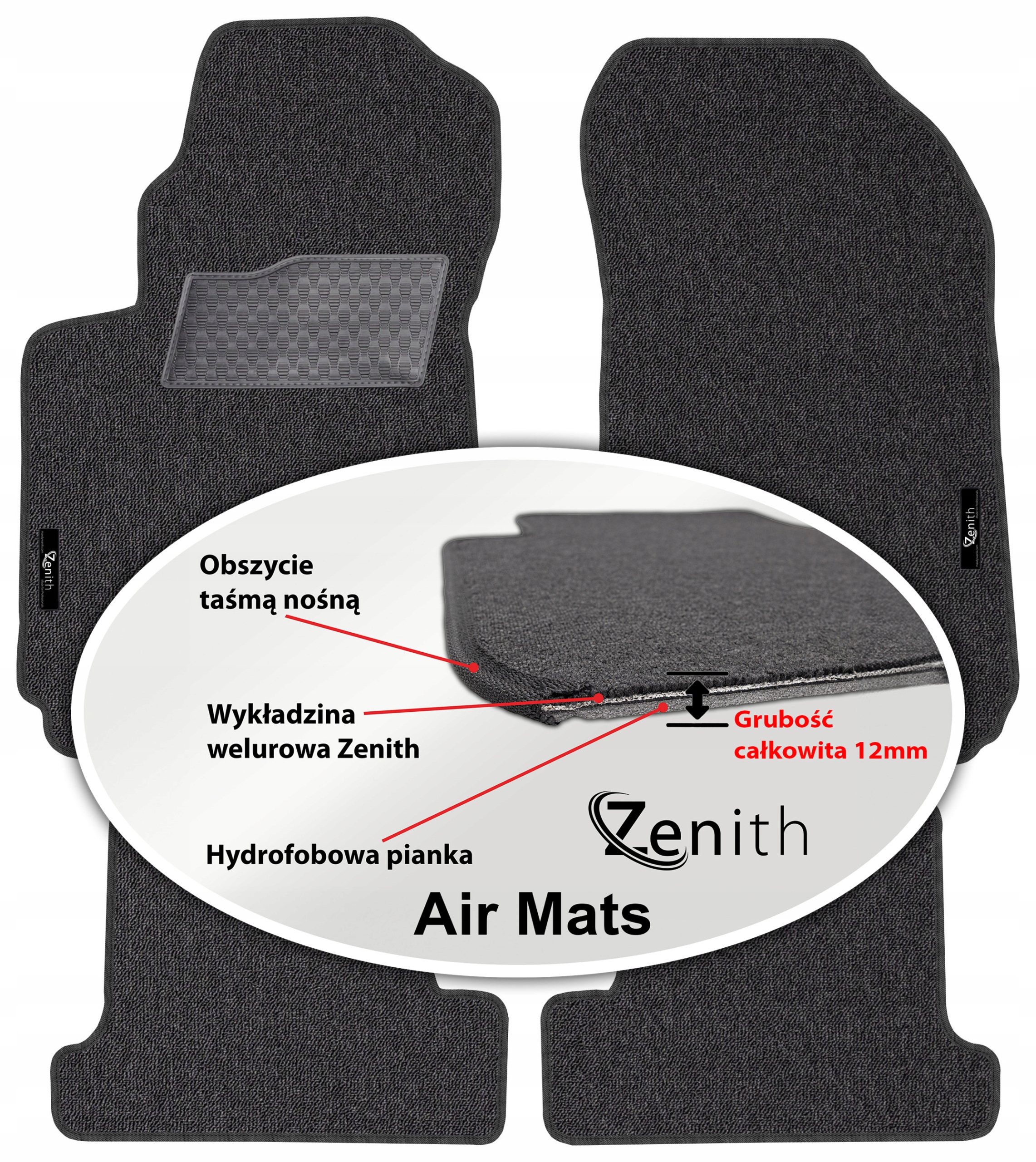 Alfa Romeo Brera 2005-2010 Velurové koberce do auta Zenith Air Mats