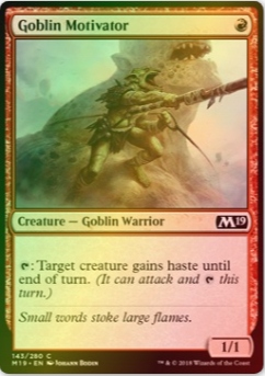Goblin Motivator Foil M19 Gratisy Pjotrekkk
