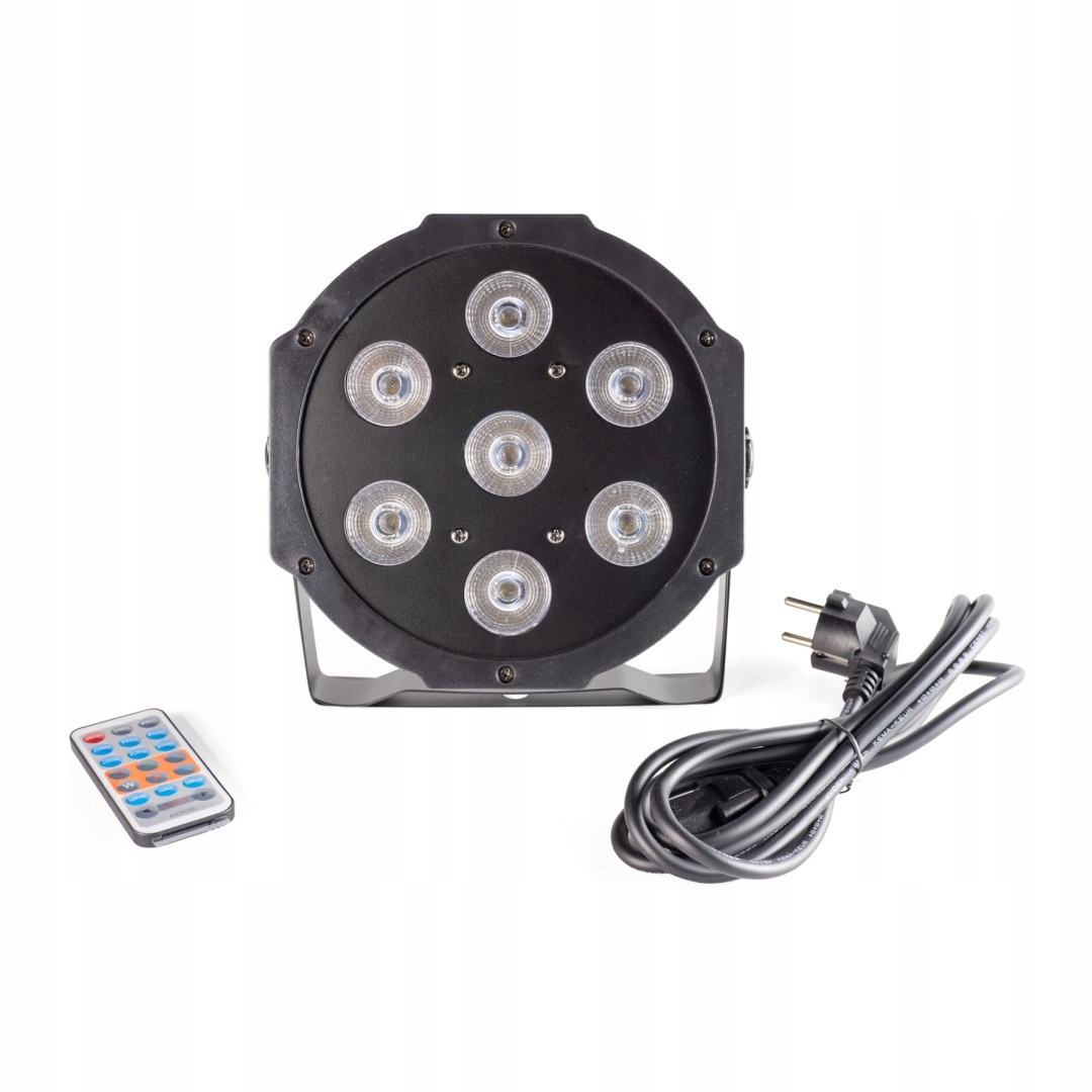 Led Par LED 7x10W RGBW + PILOT | MOCNY I LEKKI Marka Flash-Butrym