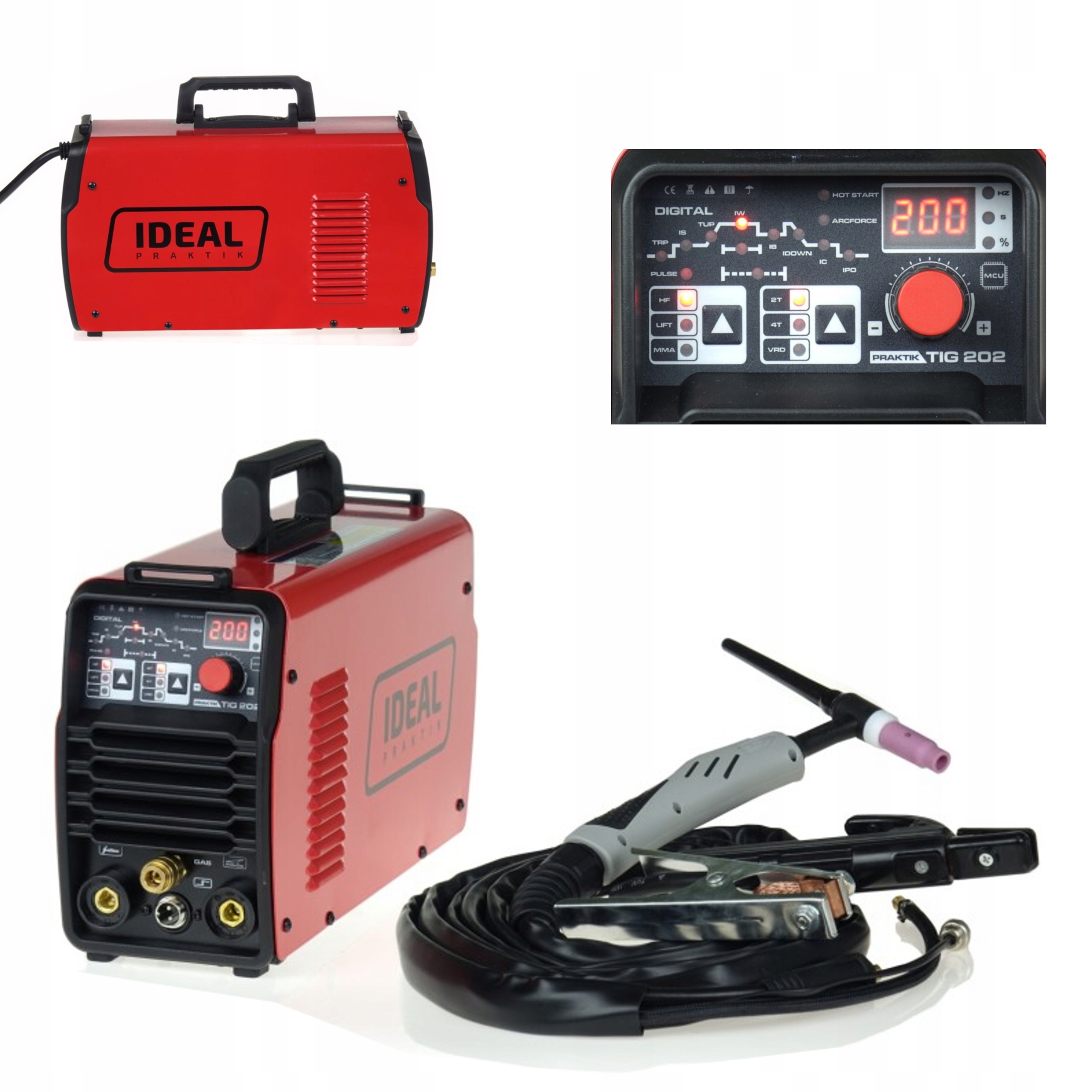 ЗВАРЮВАЛЬНИЙ АПАРАТ TIG DC 200A PULSE DIGITAL MMA