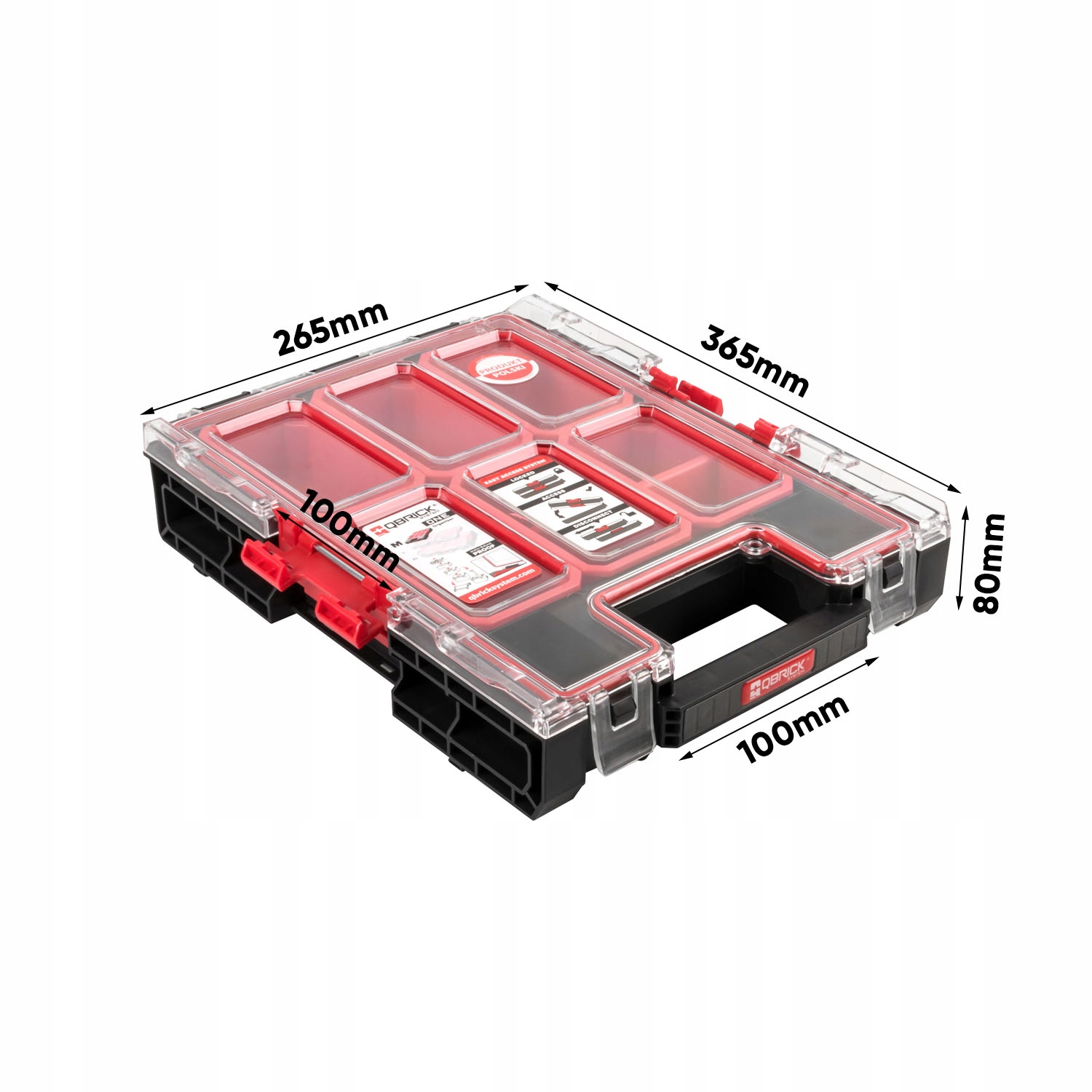 5x Organizer Segregator QBRICK ONE M do warsztatu Producent code PAT Q ZESORG 5M