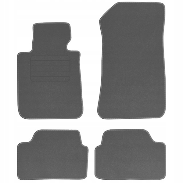 Bmw 1 E87 04-11 velurové koberce Comfort Šedé