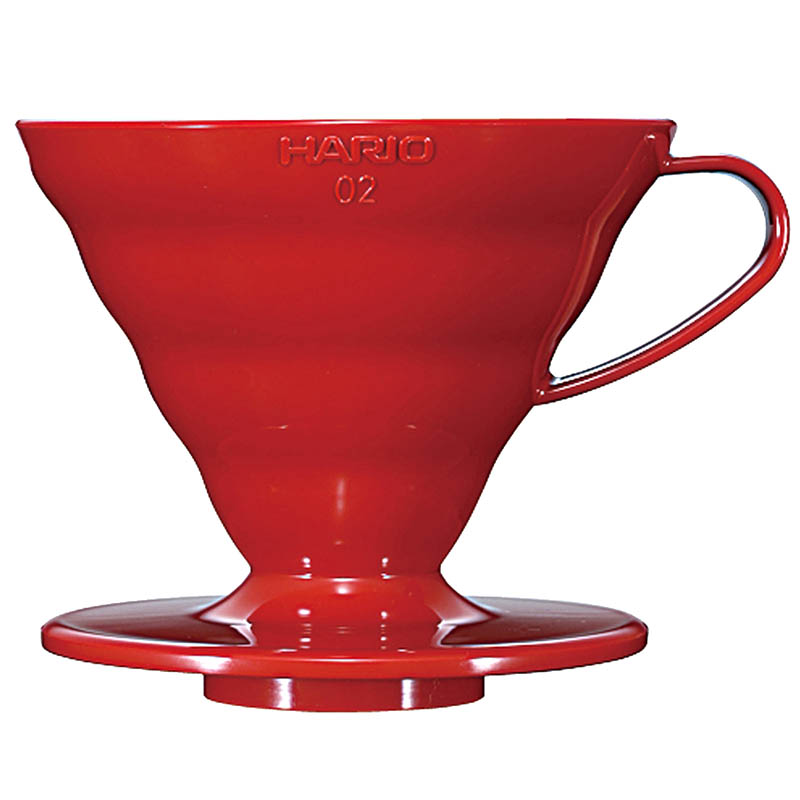 Dripper Hario ceramiczny Drip V60-02 Czerwony