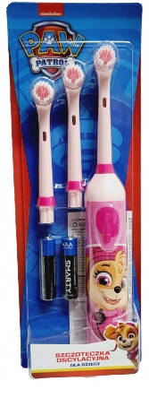 ++ Psi Patrol Szczoteczka oscylacyjna do zębów dla dzieci elektryczna Skye
