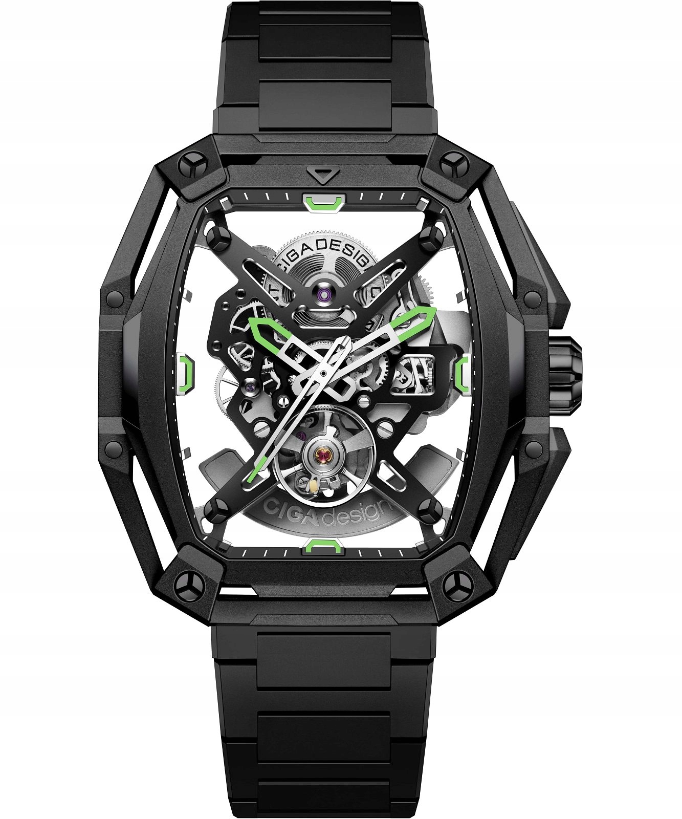 Pánské hodinky Ciga Design Z Series Hunter Skeleton Automatic