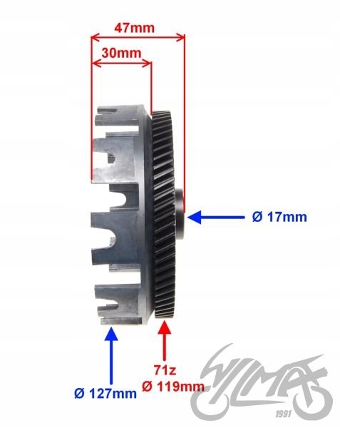 KOSZ SPRZĘGŁA DO AM6 Producent Wilmat