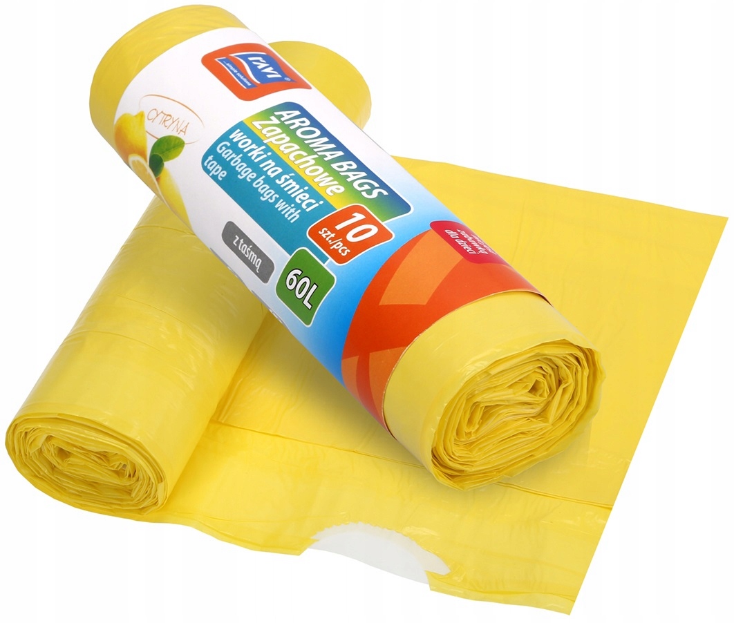 

Zapachowe Worki Na Śmieci Cytrynowe 60L 10 szt