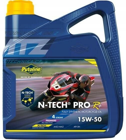 Olej motorový motocyklový Putoline N-tech Road Pre R+ 15W50 (balenie 4L) PU7
