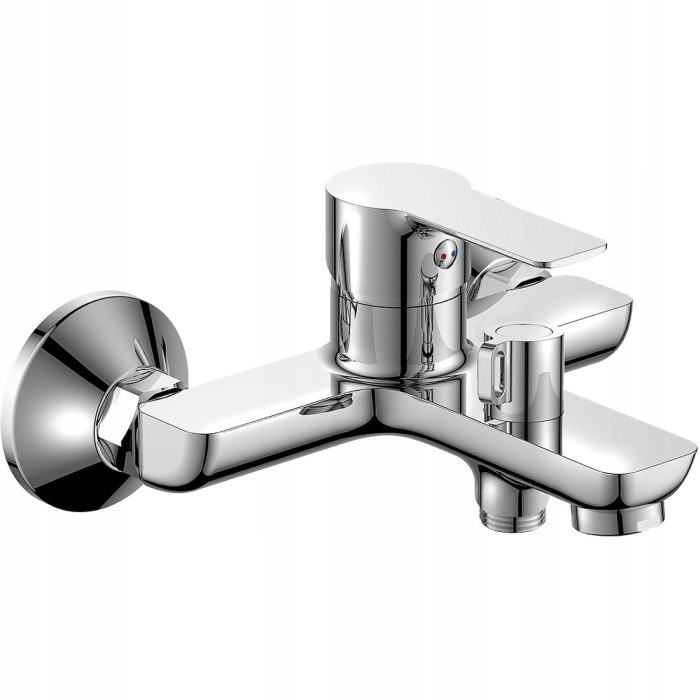 Bruckner Baron nástenná vaňová batéria, chróm