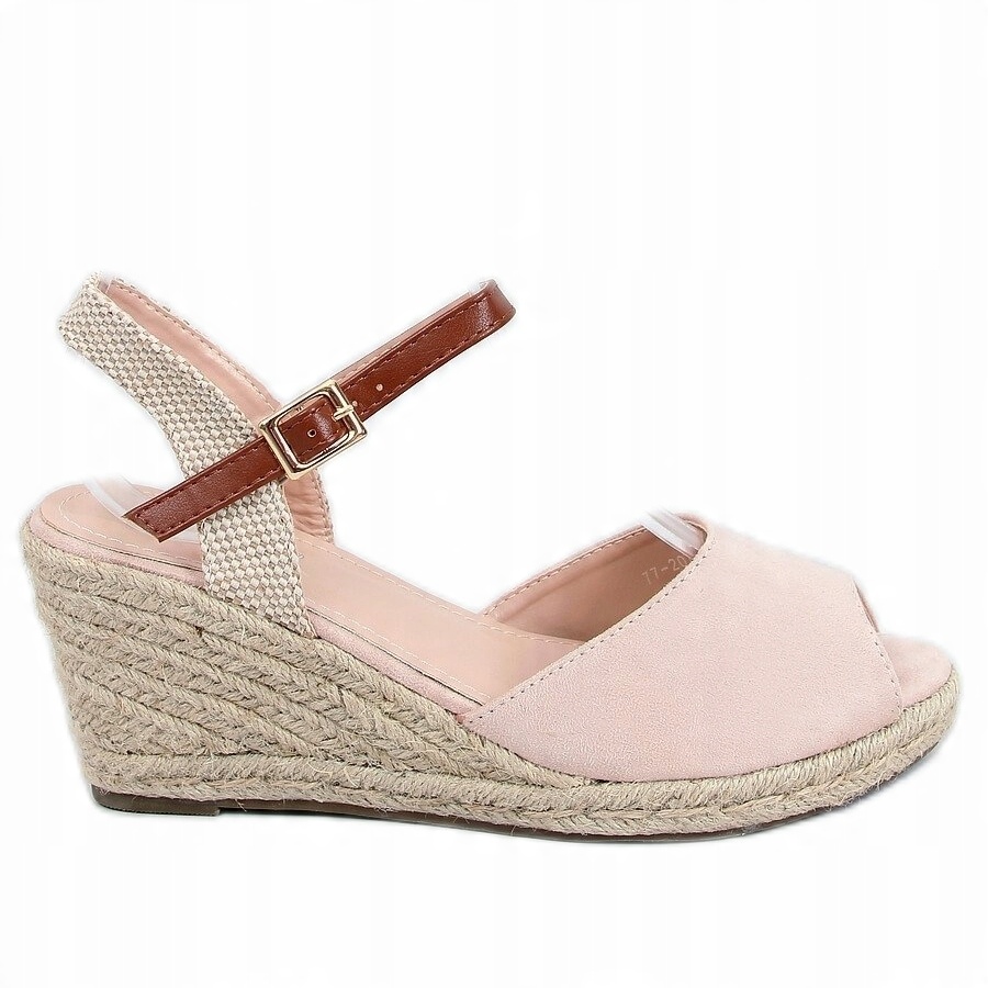 

Espadryle open toe beżowe 77-207 Nude r.38