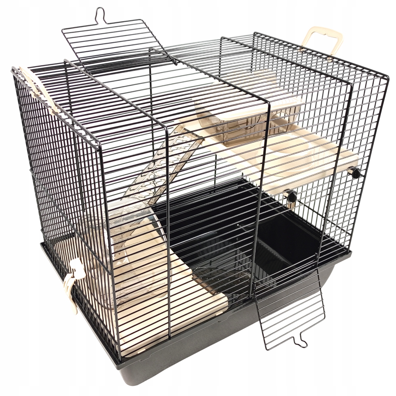 Klatka dla chomika szczura duża gryzoni klatki wyposażona domek kołwr miska