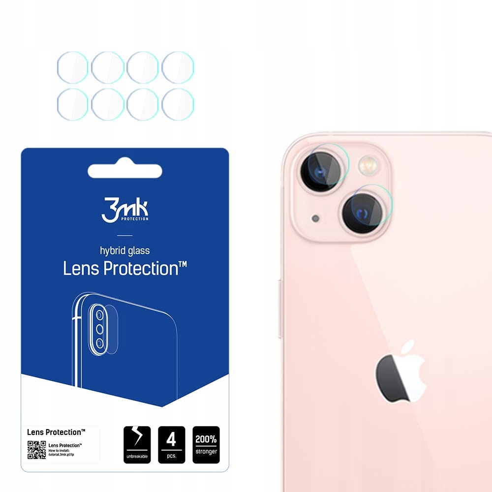 

Szkło na Tył Aparatu 4szt do iPhone 14
