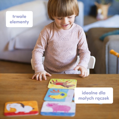 Układam Zwierzątka. CzuCzu. Bright Junior Media Liczba elementów 20