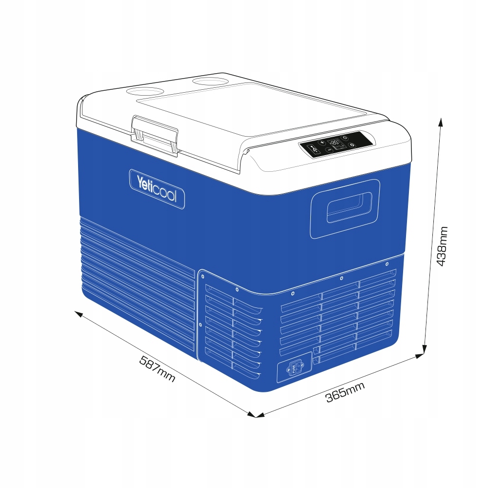 Lodowka przenosna z kompresorem Yeticool LX40BLUE Power 60 W