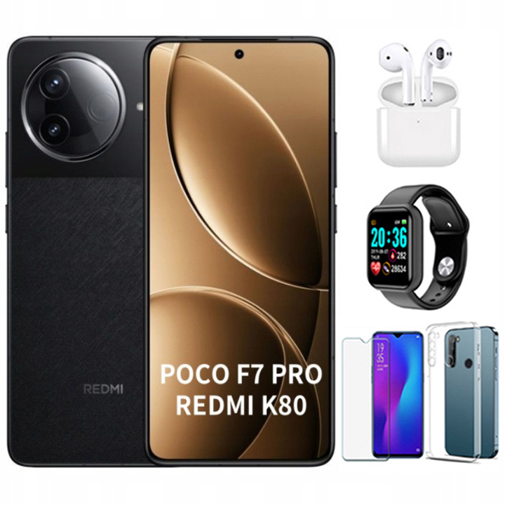 Смартфон POCO F7 Pro 12 ГБ / 256 ГБ 5G черный