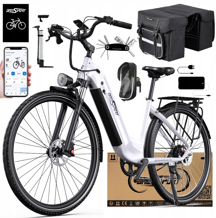 Elektrokolo Onesport OT05 Pro 250W 36V 22.5AH 25KM/H 27.5" dárky