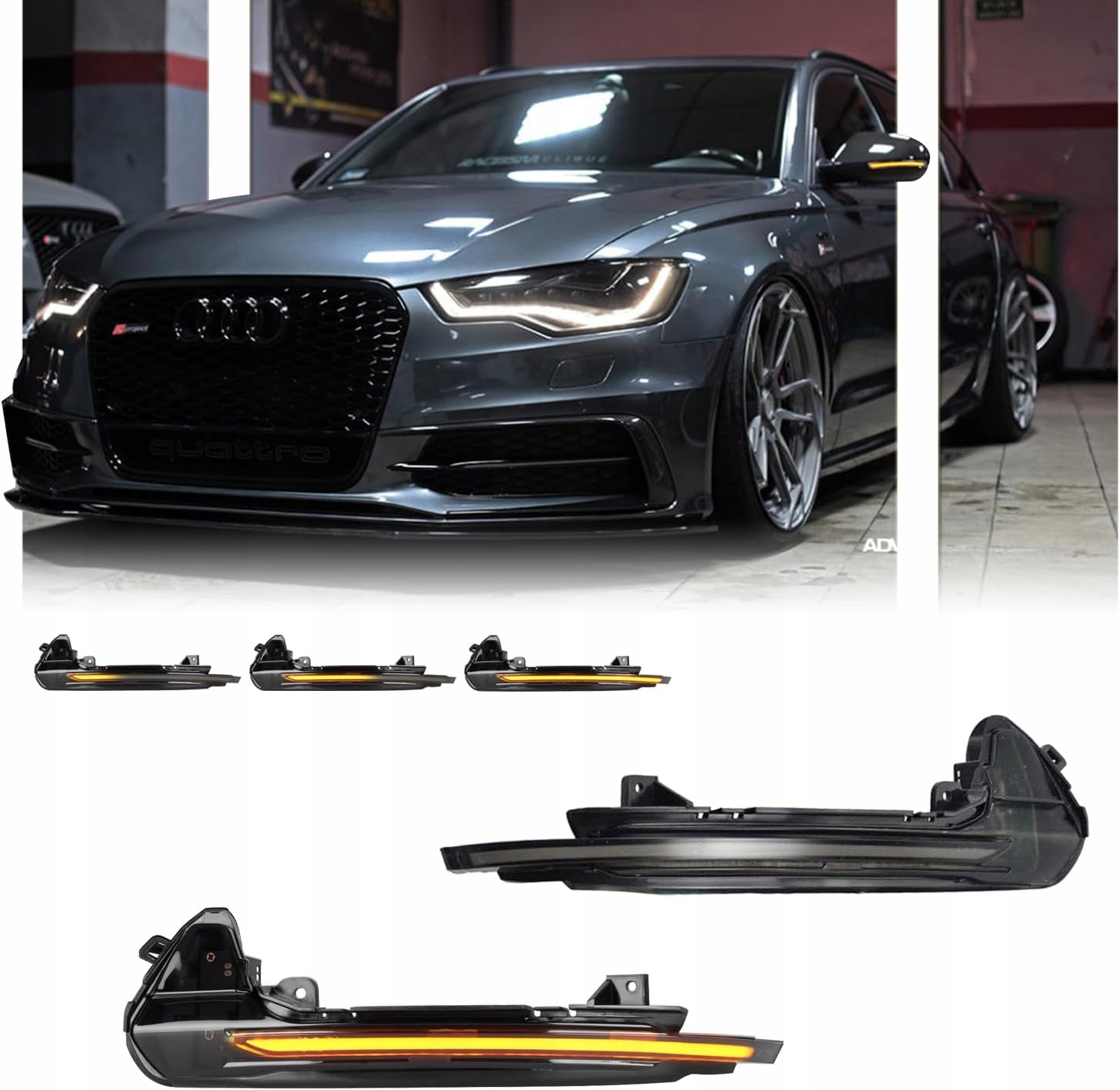 Led Dynamické Směrovky Audi A6 RS6 4G C7 7.5 2012-2018