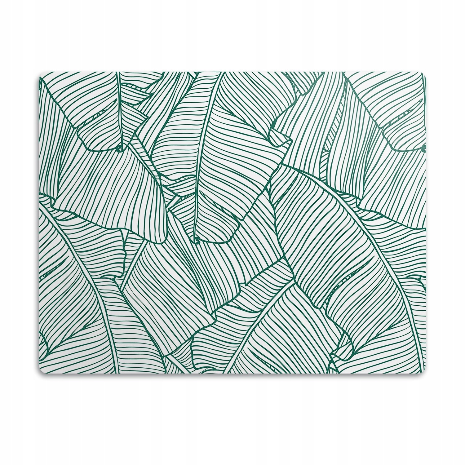 Levně Podložka pro kočky a psa pod misku Obrys listů 90x60 cm