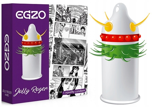 

Prezerwatywa Egzo Cocky Friend Roger Duże Wypustki