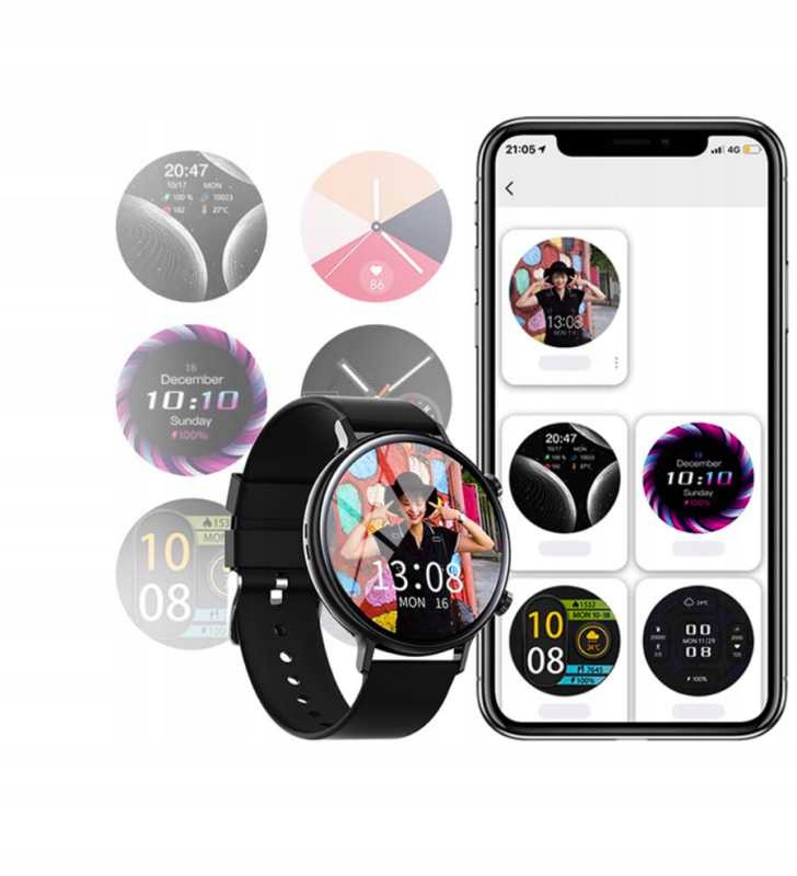 ZEGAREK SMARTWATCH RUBICON RNCE98 CZARNY ROZMOWY Model RNCE98