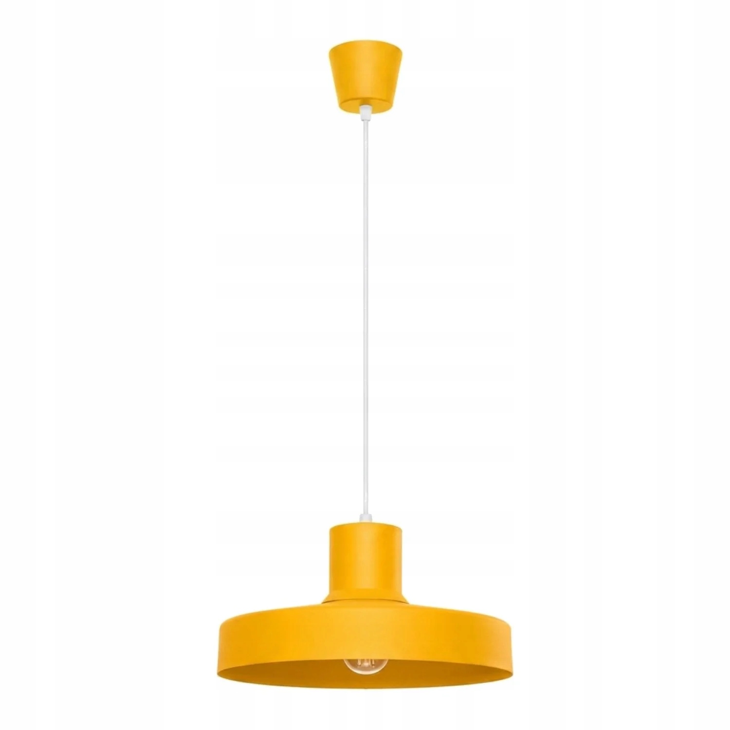 Závěsná stropní lampa nad stůl Bilo E27 žlutá SL.2056 Sollux