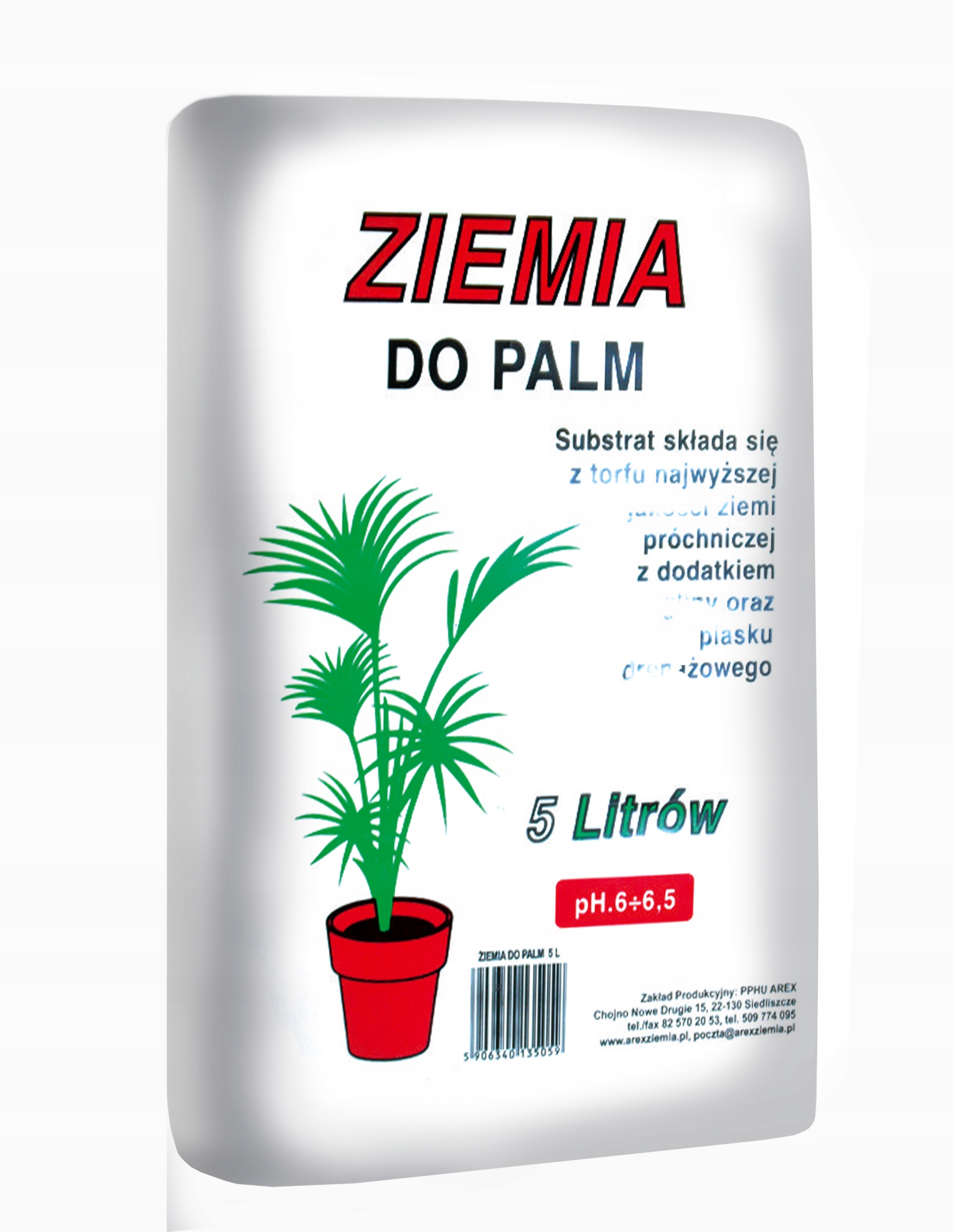 

Ziemia do palm Arex 5L Podłoże do uprawy palm