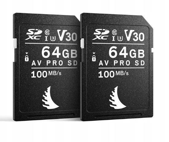Karta pamięci Sdxc 64GB Angelbird Av Pro Sd V30 Match Pack 2 sztuki szybkie