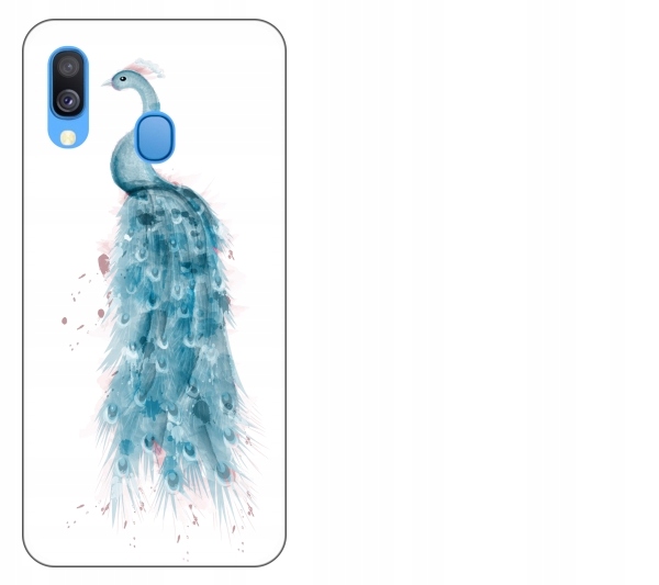 

Etui pokrowiec Samsung Galaxy A40 Ptak paw akwarel