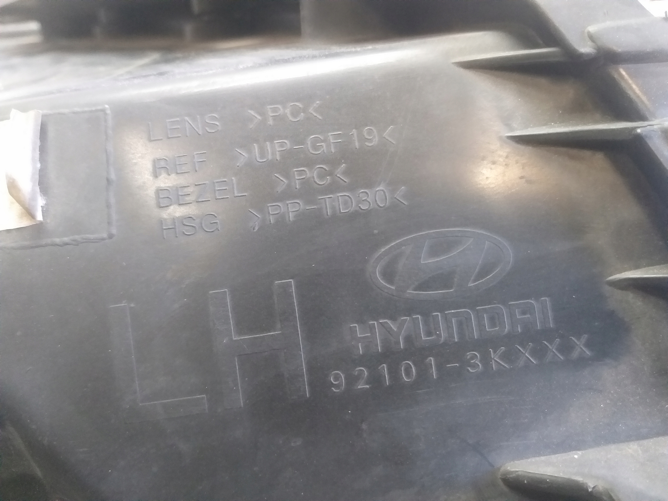light front left HYUNDAI SONATA V 5 05- 92101-3KXXX