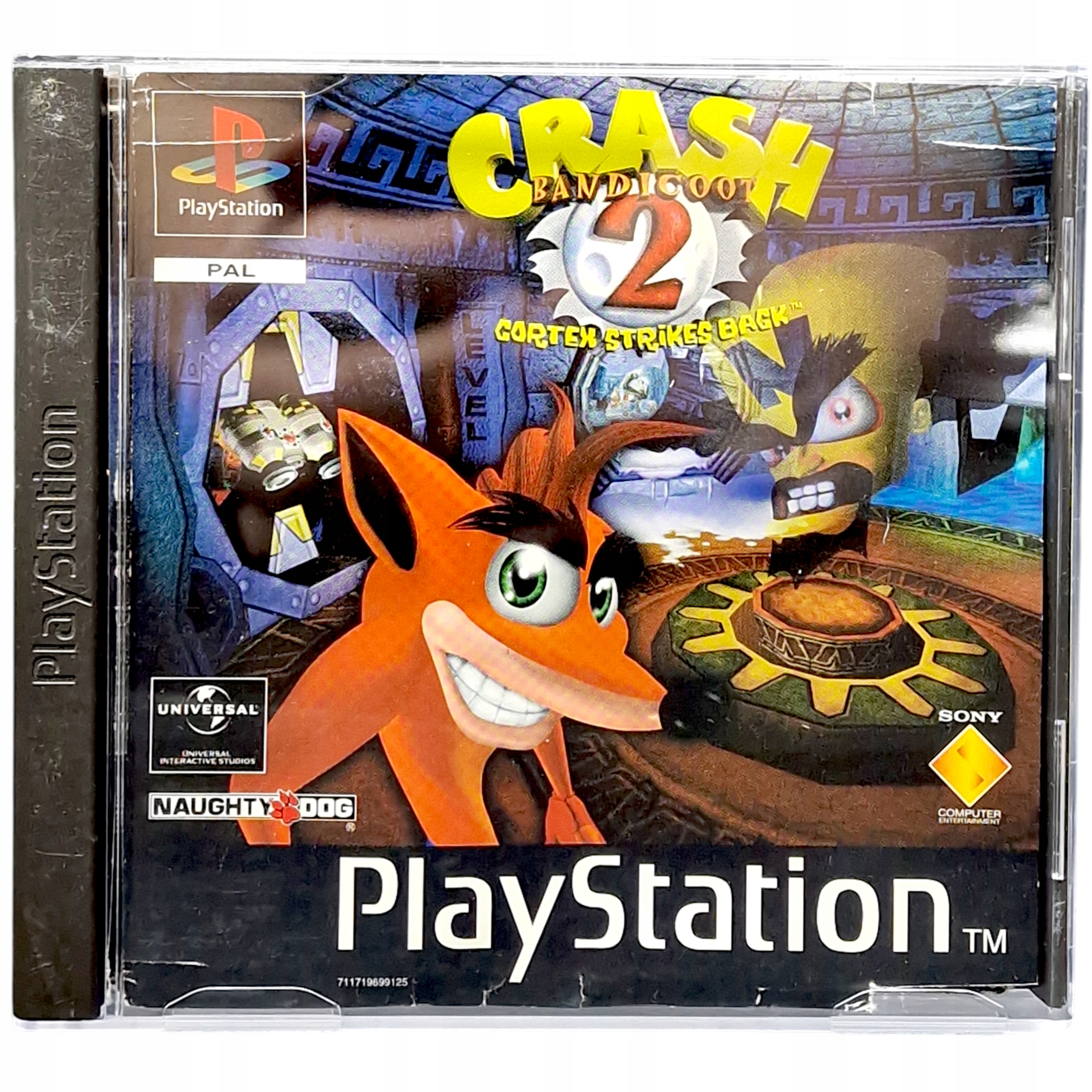 CRASH BANDICOOT 2 CORTEX STRIKES BACK PSX PlayStation ps1