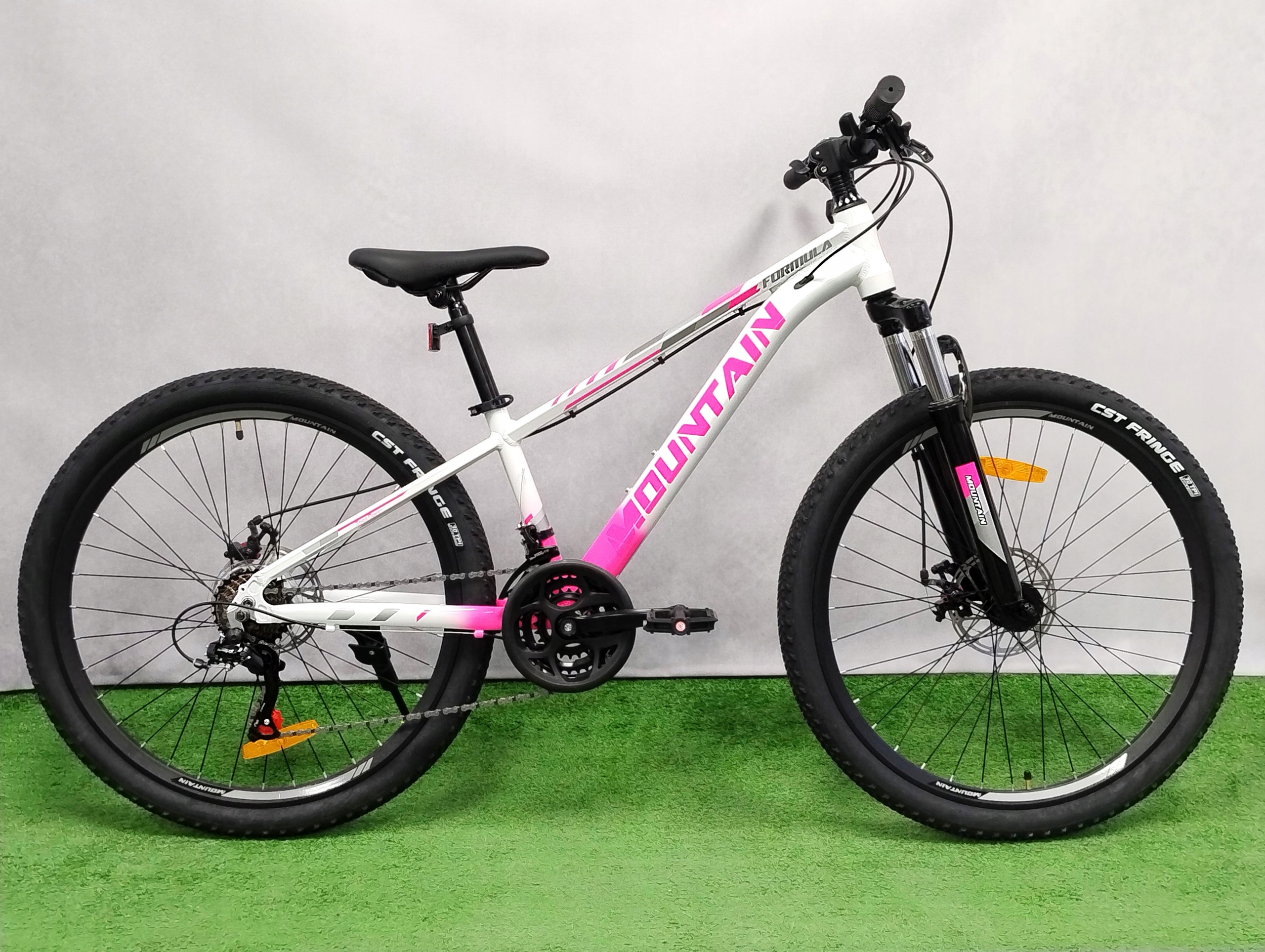 Rower górski dziewczęcy Mountain 26" rama alum.13" 130-150cm Tarcze