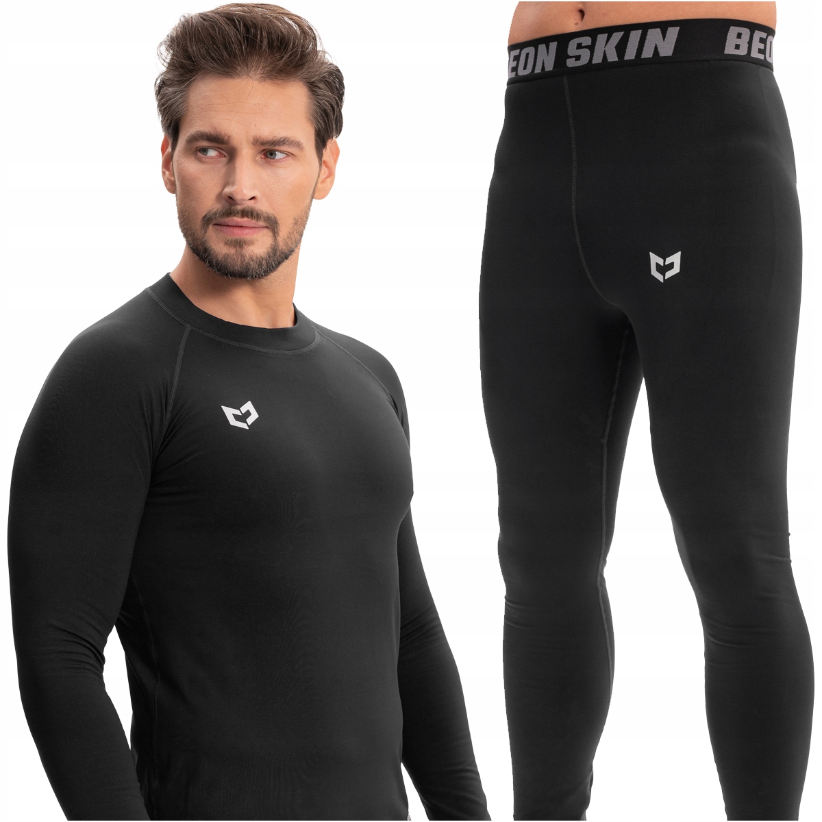 Termoaktivní Spodní Prádlo Pánské Termo Oblečení Komplet Sada Na Zimu XXL