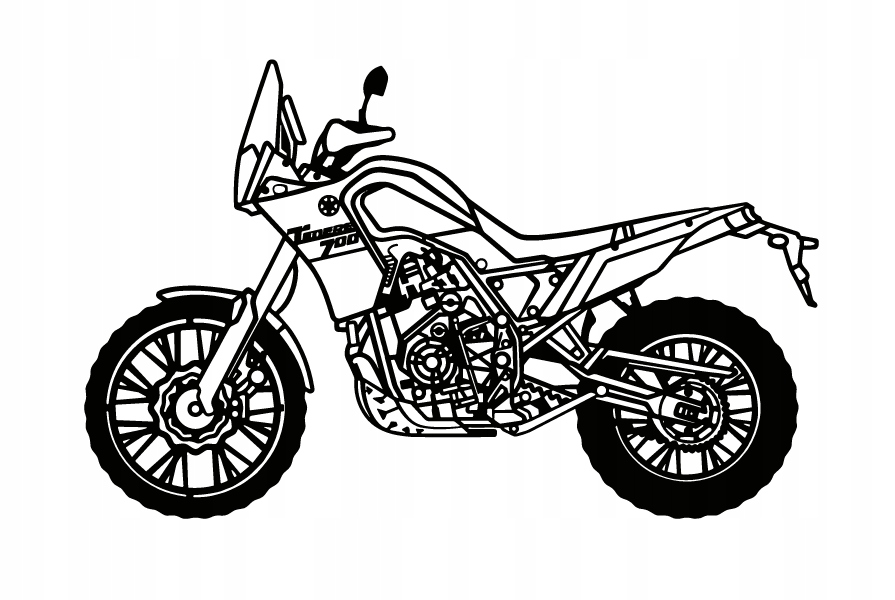 nástěnná dekorace Obraz Motocykl Yamaha Tenere 2022